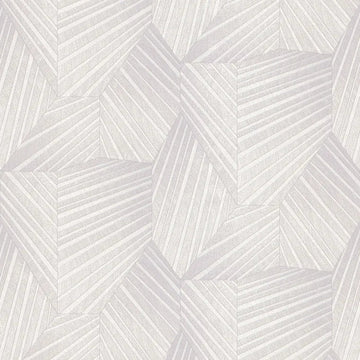Closeup of a wallpaper showing its Contemporary, Geometric, Neutrals, Two-tone pattern, color, and texture.