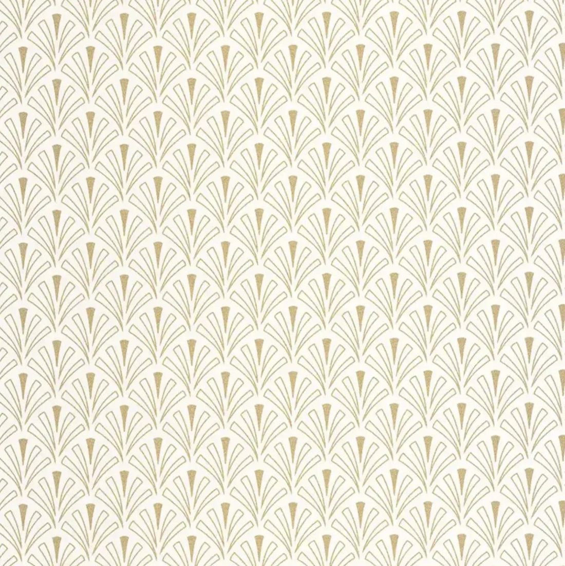 Closeup of a wallpaper showing its Art-Deco, Contemporary, Neutrals pattern, color, and subtle texture.