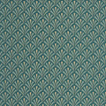 Closeup of a wallpaper showing its Art-Deco, Contemporary pattern, color, and subtle texture.
