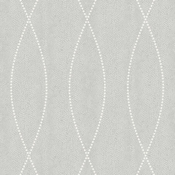 Closeup of a wallpaper showing its Contemporary, Monochrome, Trellis, Unicolour pattern, color, and subtle texture.