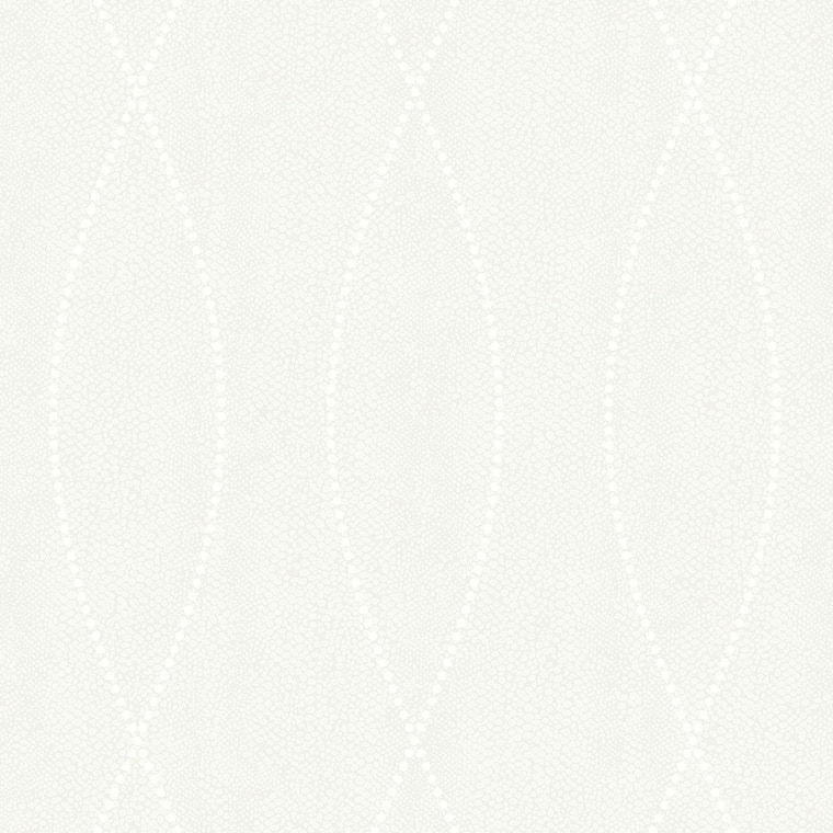 Closeup of a wallpaper showing its Contemporary, Monochrome, Trellis, Unicolour pattern, color, and subtle texture.