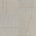 Patterned tile design with geometric shapes in neutral tones