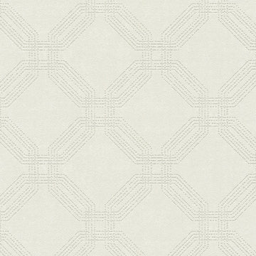 Closeup of a wallpaper showing its Art-Deco, Contemporary, Geometric, Neutrals pattern, color, and texture.
