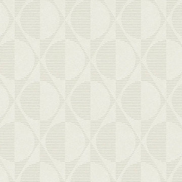 Closeup of a wallpaper showing its Art-Deco, Contemporary, Geometric, Neutrals pattern, color, and texture.