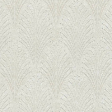 Closeup of a wallpaper showing its Art-Deco, Contemporary, Neutrals, Unicolour pattern, color, and texture.