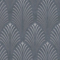 Closeup of a wallpaper showing its Art-Deco, Contemporary, Neutrals, Two-tone pattern, color, and texture.