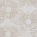 Closeup of a wallpaper showing its Brown, Circles, Contemporary, Neutrals pattern, color, and subtle texture.