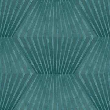 Closeup of a wallpaper showing its Art-Deco, Contemporary, Geometric pattern, color, and subtle texture.