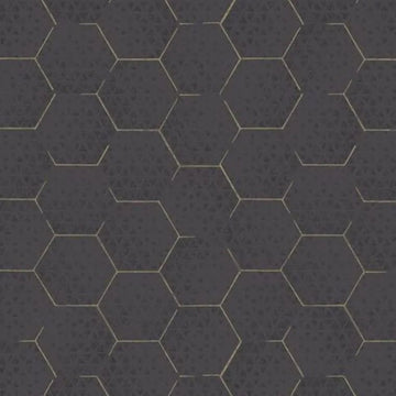 Closeup of a wallpaper showing its Contemporary, Geometric, Tiles, Unicolour pattern, color, and subtle texture.