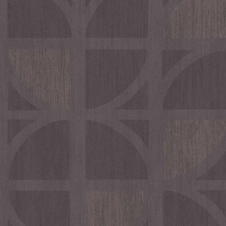 Closeup of a wallpaper showing its Art-Deco, Contemporary, Dramatic, Geometric, Monochrome, Two-tone pattern, color, and subtle texture.
