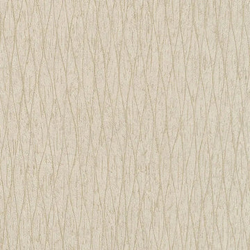 Closeup of a wallpaper showing its Contemporary, Neutrals, Two-tone, Waves pattern, color, and texture.