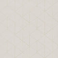 Closeup of a wallpaper showing its Contemporary, Geometric, Neutrals, Unicolour pattern, color, and subtle texture.