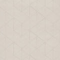 Closeup of a wallpaper showing its Contemporary, Geometric, Neutrals, Unicolour pattern, color, and subtle texture.