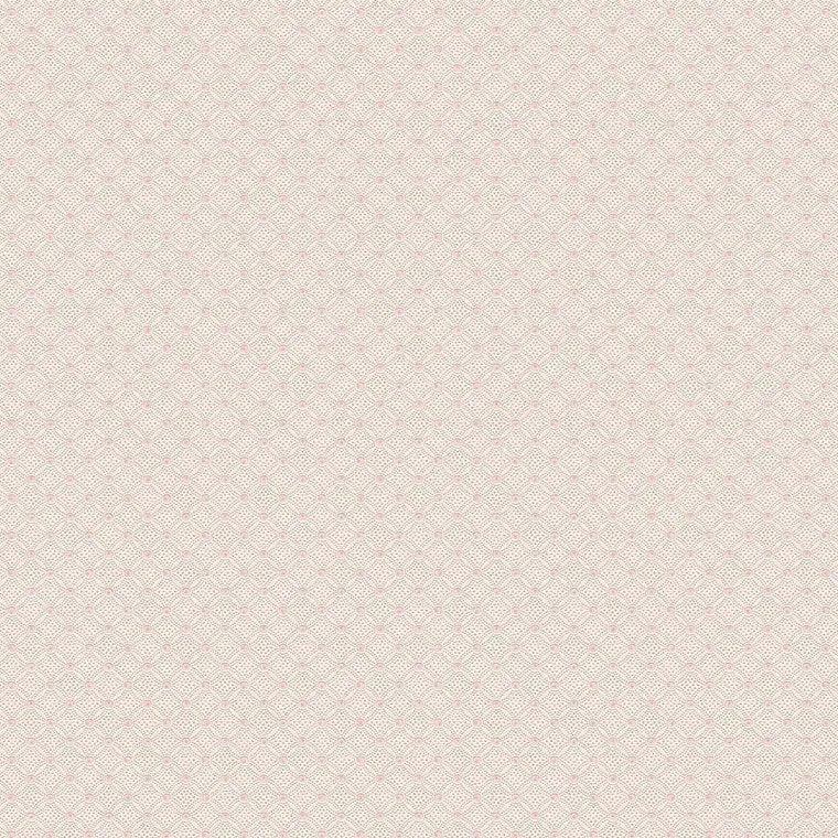 Closeup of a wallpaper showing its Contemporary, Geometric, Pastels, Pink, Unicolour pattern, color, and subtle texture.