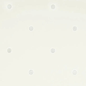 Closeup of a wallpaper showing its Dots, Kids, Neutrals, Unicolour pattern, color, and subtle texture.