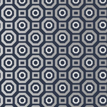 Closeup of a wallpaper showing its Art-Deco, Circles, Geometric, Two-tone pattern, color, and subtle texture.