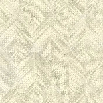 Closeup of a wallpaper showing its Cream, Geometric, Neutrals, Sisal pattern, color, and subtle texture.