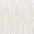 Closeup of a wallpaper showing its Contemporary, Floral, Monochrome, Nature, Two-tone pattern, color, and subtle texture.