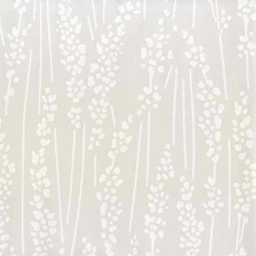 Closeup of a wallpaper showing its Contemporary, Floral, Monochrome, Nature, Two-tone pattern, color, and subtle texture.