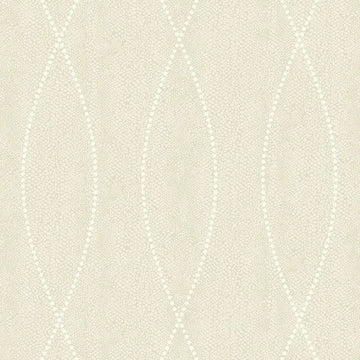 Closeup of a wallpaper showing its Contemporary, Cream, Neutrals, Trellis, Unicolour pattern, color, and subtle texture.