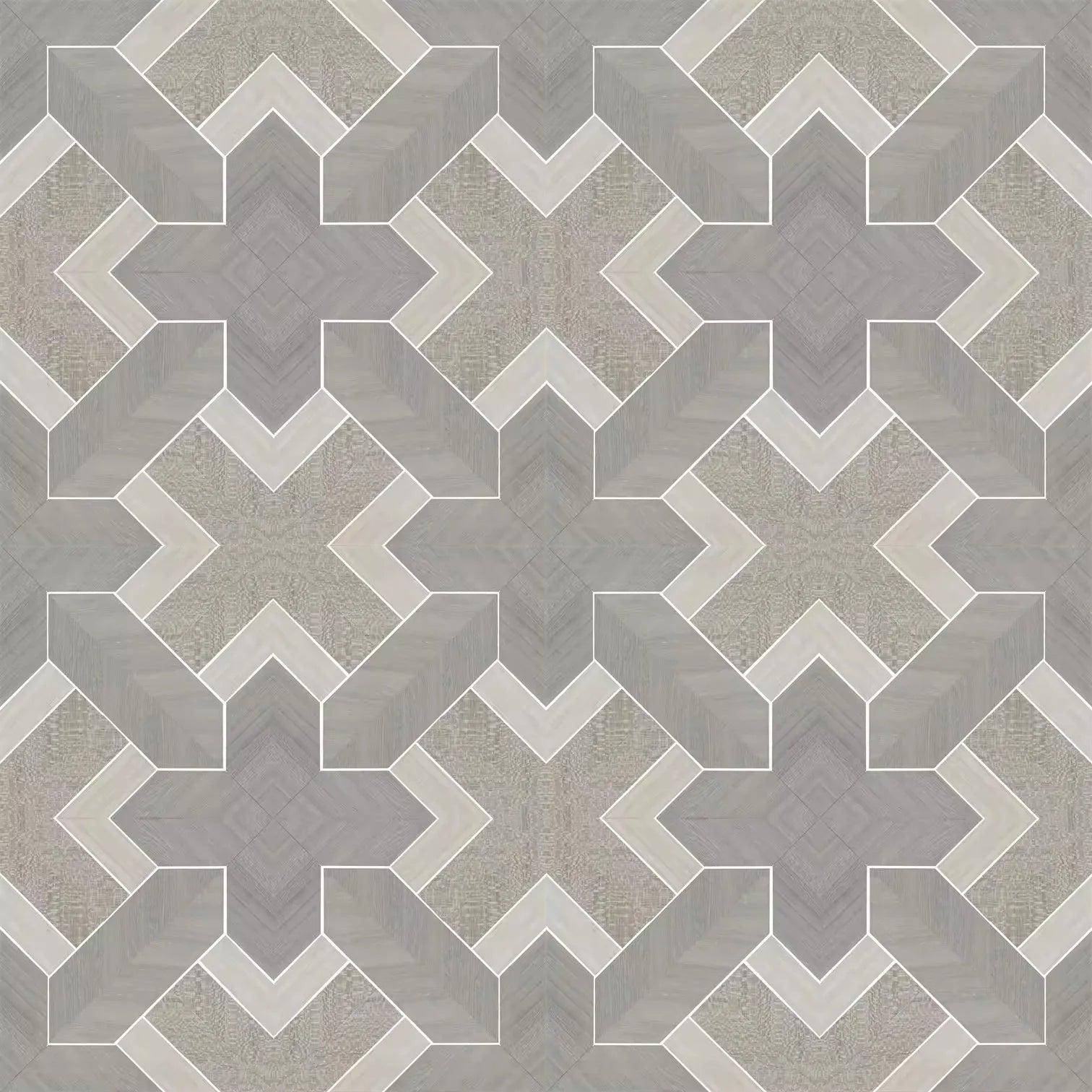 Wallpaper installed in a room showing its full pattern, color