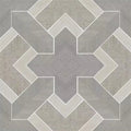 Closeup of a wallpaper showing its Geometric, Monochrome, Wood-veneer pattern, color, and subtle texture.
