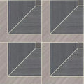 Closeup of a wallpaper showing its Black, Geometric, Wood-veneer pattern, color, and subtle texture.