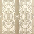 Closeup of a wallpaper showing its Art-Deco, Contemporary, Geometric, Neutrals pattern, color, and texture.