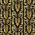 Closeup of a wallpaper showing its Art-Deco, Black, Gold, Luxury, Textures, Vinyl pattern, color, and subtle texture.