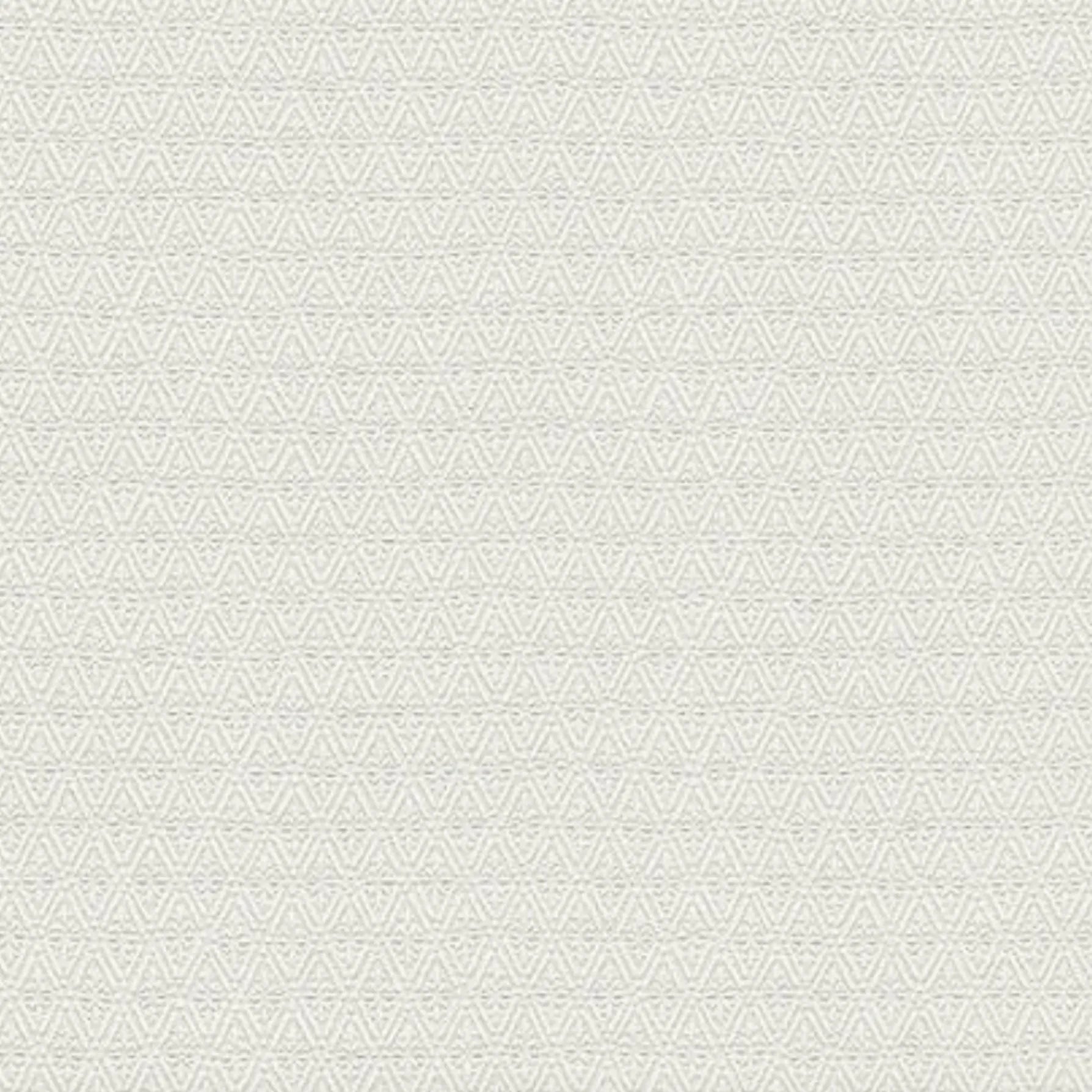 Closeup of a wallpaper showing its Contemporary, Geometric, Monochrome, Plain, White pattern, color, and subtle texture.