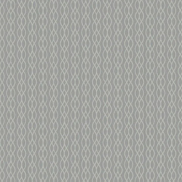 Closeup of a wallpaper showing its Monochrome, Silver, Stripes, Waves pattern, color, and subtle texture.