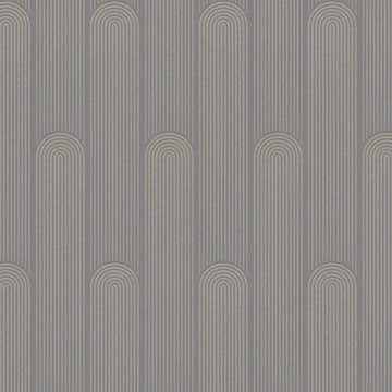 Closeup of a wallpaper showing its Art-Deco, Brown, Contemporary, Geometric, Grey pattern, color, and texture.