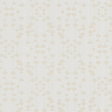 Closeup of a wallpaper showing its Beige, Contemporary, Cream, Neutrals, Two-tone pattern, color, and texture.