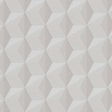 Closeup of a wallpaper showing its Contemporary, Geometric, Grey, Mono, Neutrals pattern, color, and texture.