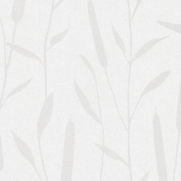 Closeup of a wallpaper showing its Contemporary, Floral, Monochrome, Two-tone pattern, color, and texture.