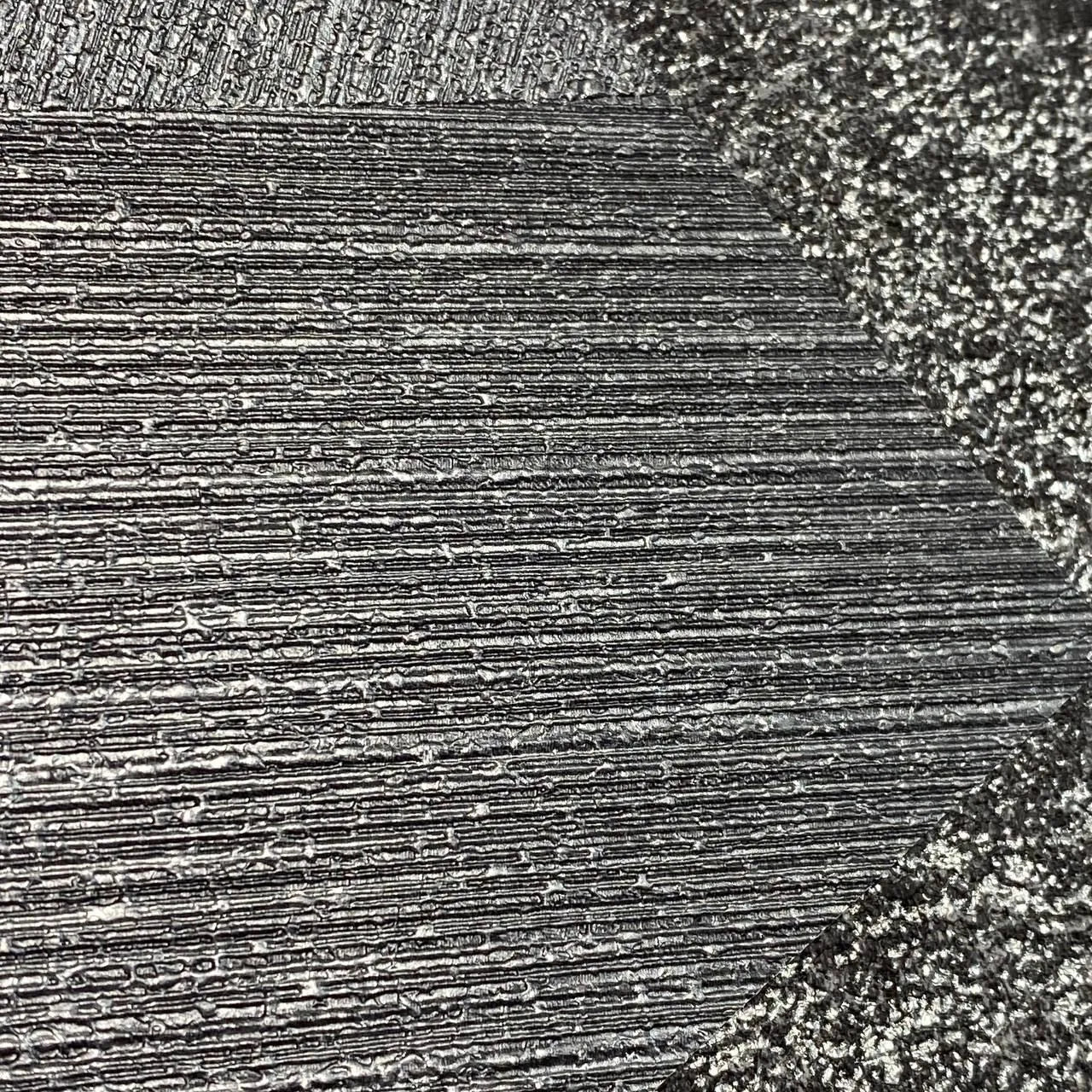 Wallpaper installed in a room showing its full pattern, color