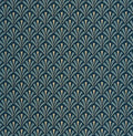 Closeup of a wallpaper showing its Art-Deco, Contemporary pattern, color, and subtle texture.