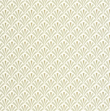 Closeup of a wallpaper showing its Art-Deco, Contemporary, Neutrals pattern, color, and subtle texture.