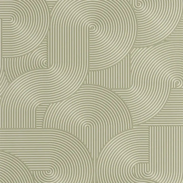 Closeup of a wallpaper showing its Art-Deco, Contemporary, Geometric, Unicolour pattern, color, and subtle texture.