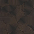 Closeup of a wallpaper showing its Art-Deco, Contemporary, Dramatic, Geometric, Unicolour pattern, color, and subtle texture.