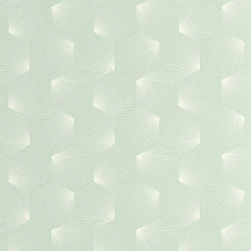 Closeup of a wallpaper showing its Art-Deco, Contemporary, Geometric pattern, color, and subtle texture.