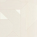 Closeup of a wallpaper showing its Art-Deco, Contemporary, Geometric, Neutrals pattern, color, and subtle texture.