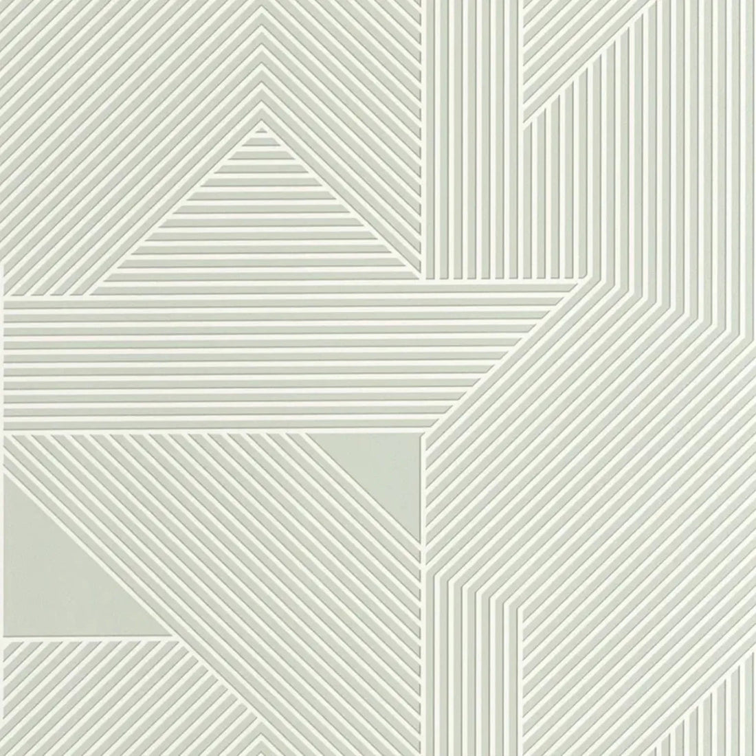 Closeup of a wallpaper showing its Art-Deco, Contemporary, Geometric, Pastels pattern, color, and subtle texture.