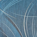 Closeup of a wallpaper showing its Blue, Contemporary, Embossed, Textures, Waves pattern, color, and subtle texture.