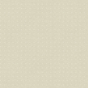 Closeup of a wallpaper showing its Dots, Neutrals pattern, color, and subtle texture.