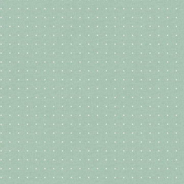 Closeup of a wallpaper showing its Dots, Green pattern, color, and subtle texture.