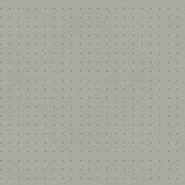 Closeup of a wallpaper showing its Dots, Green, Monochrome pattern, color, and subtle texture.