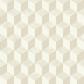Closeup of a wallpaper showing its Contemporary, Cream, Geometric, Neutrals, Textures, Unicolour pattern, color, and subtle texture.