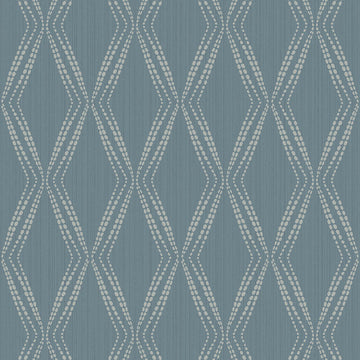 Closeup of a wallpaper showing its Blue, Contemporary, Geometric, Textures, Unicolour pattern, color, and subtle texture.
