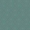 Closeup of a wallpaper showing its Contemporary, Geometric, Green pattern, color, and subtle texture.